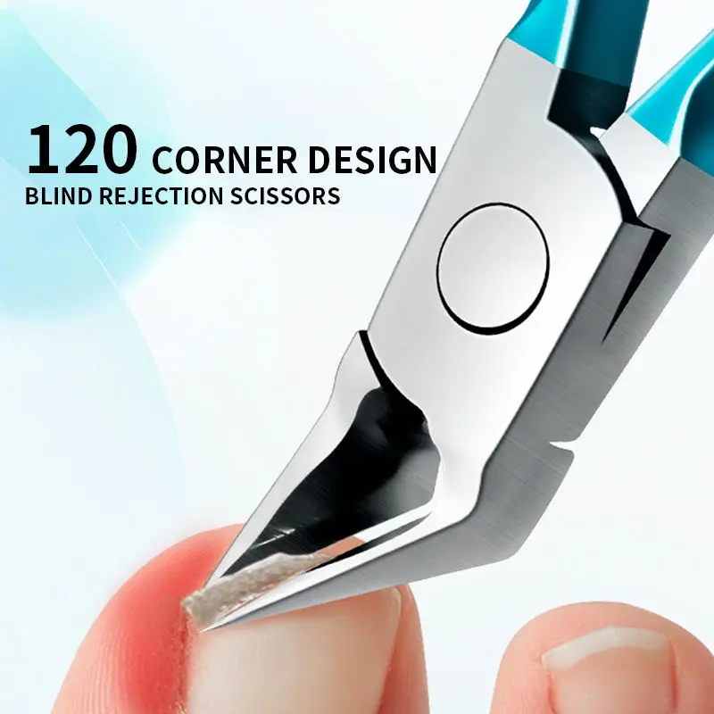 Professional Nail Nipper Cuticle Remover Cutter Scissor Cuticle Nail Pusher Scraper Dead Skin Clipper Manicure Pedicure Tools