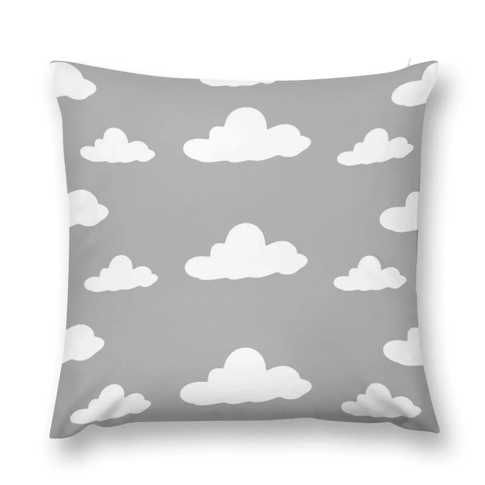 Doodle of Clouds Formation (Gray) Throw Pillow Pillow Case Christmas autumn pillowcase pillow pillowcase