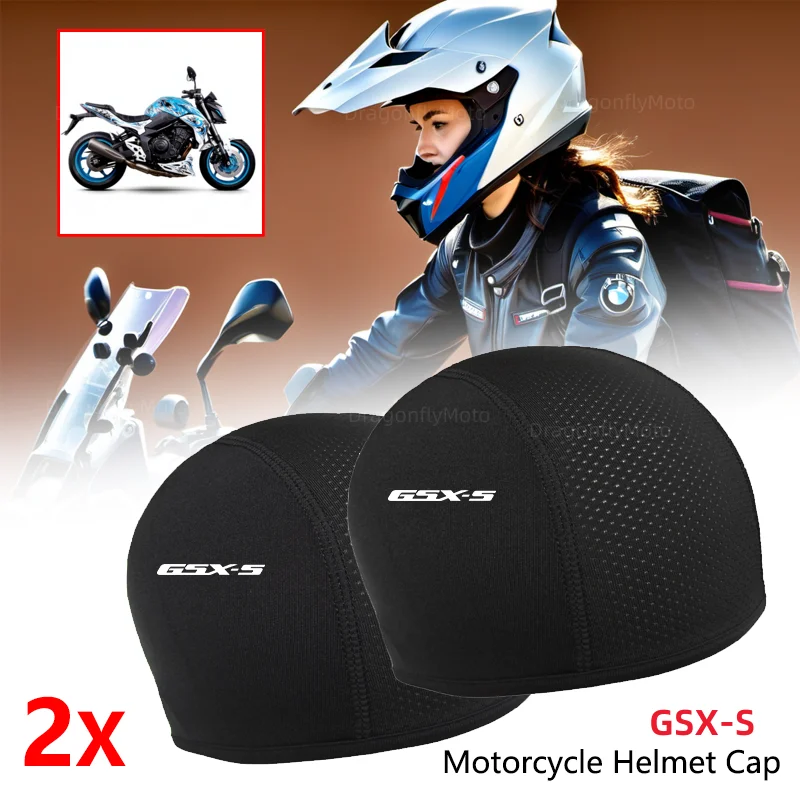 For SUZUKI GSX-S750 GSX-S1000 GSXS750 GSXS1000 GSXS GSX-S 750 1000 Motorcycle Balaclavas Helmet Inner Sweat Wicking Hat for Men