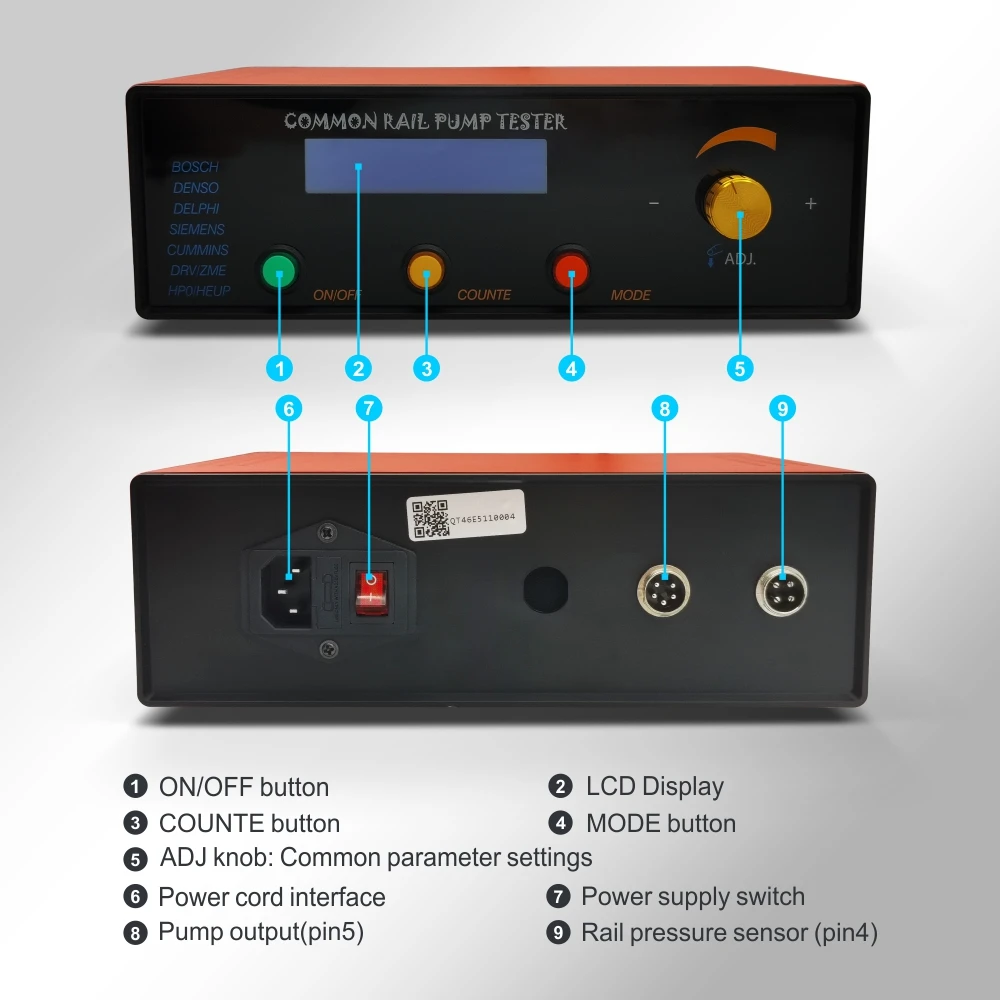 Diesel Pump Test Controller For Bosch Denso Delphi CAT CRP880 Common Rail Pump Tester For All Kinds of Pumps