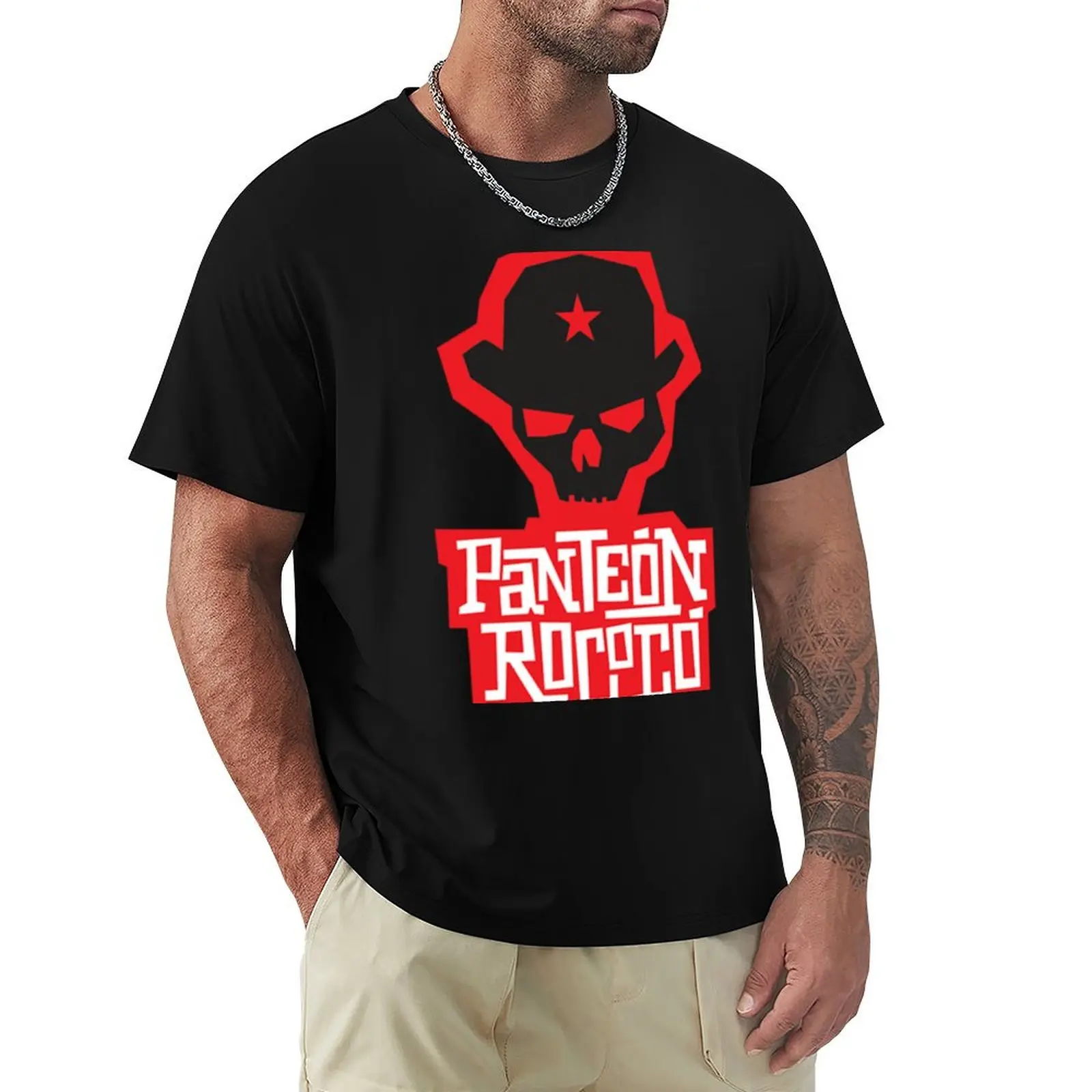 Camiseta de la banda de ska mexicana Panteon Rococo, camiseta ligera de talla grande