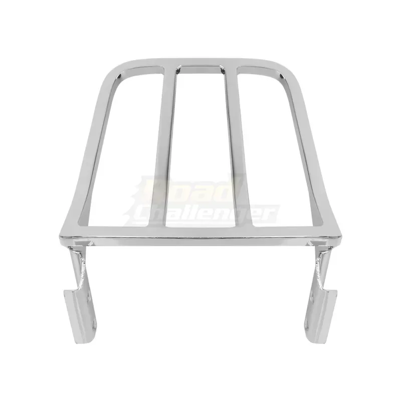 Chrome Motorcycle Backrest Luggage Rack Rear Carrier For Harley Sportster XL 04-17 Dyna 06-17 Softail 84-05 FLST FLSTC 06-17