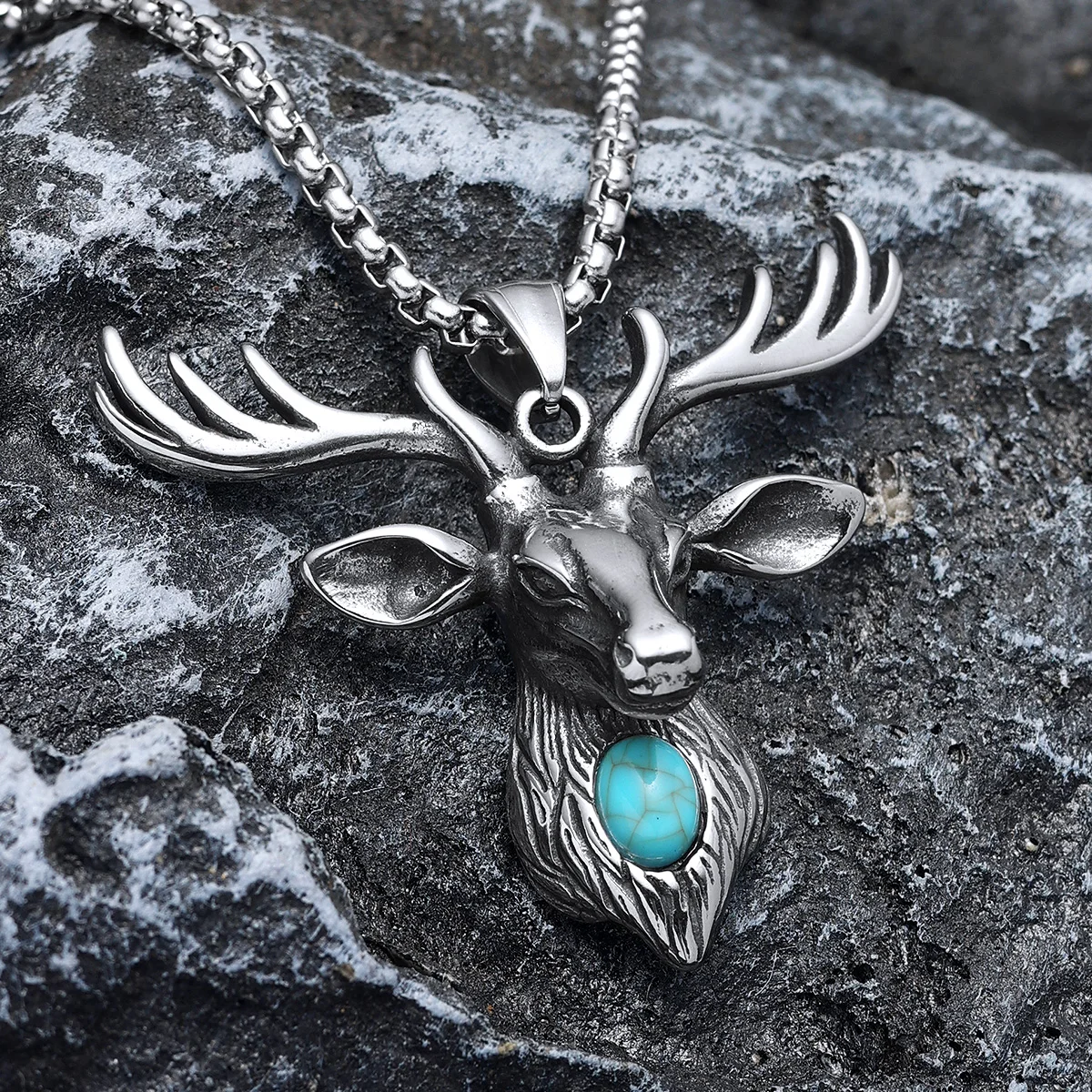 thumbnail image 2 of Deer Horn Love Pendant Necklace - Triple L And Nedish 2 of 14