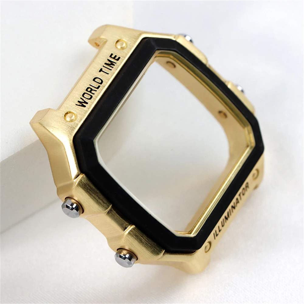 حافظة معدنية مطلية متكاملة مع حركة إلكترونية 30.5 * 30.5 لعلبة الساعة البديلة المقاومة للسقوط AE1200