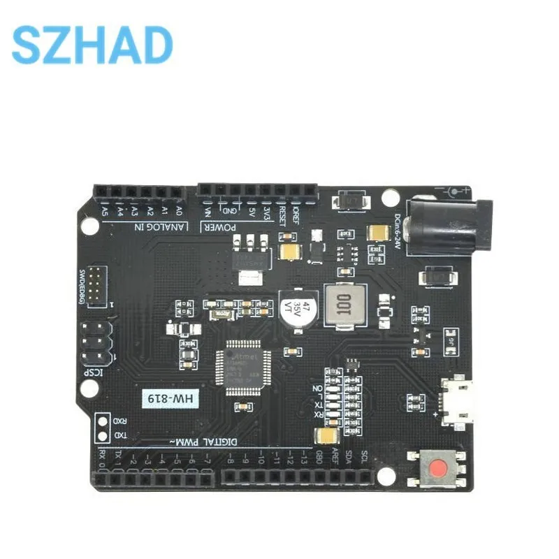 Imagem -02 - Núcleo Inteligente do Córtex m0 da Placa de Desenvolvimento de Samd21 m0 do Braço de 32 Bits Eletrônico para com Relação de Mirco Usb Icsp Swd