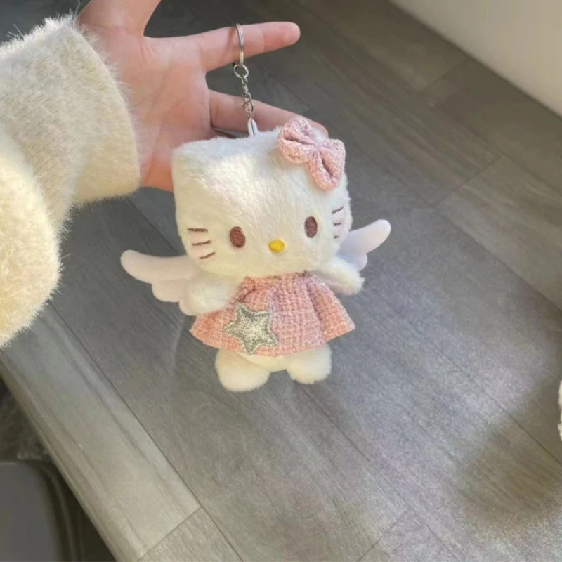 

Милая плюшевая розовая юбка Hellokitty крыло мультфильм аниме забавные и милые парные подарки брелок Подвеска декоративные игрушки подарок девочке