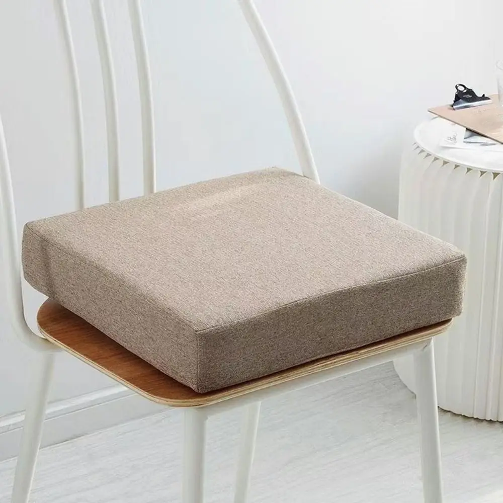 Durable 5cm Thick Seat Cushion High Density Sponge Ultra Soft Office Chair Pad Fast Rebound Breathable Waist Cushion Pain Relief