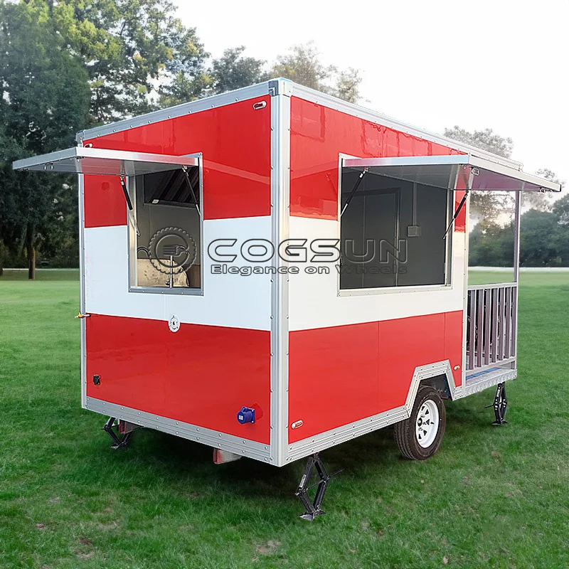 

Cogsun Food Truck Fully Equipped Food Trailer for Indian Cuisine with Tandoor Oven