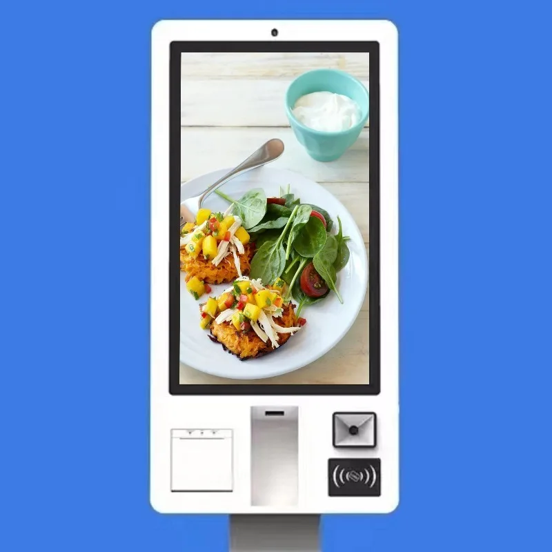 

21.5/24/32" Touch Screen Kiosk Self Service Food Ordering Kiosk WithTouch Screen for Retail Supermarket Cash Register