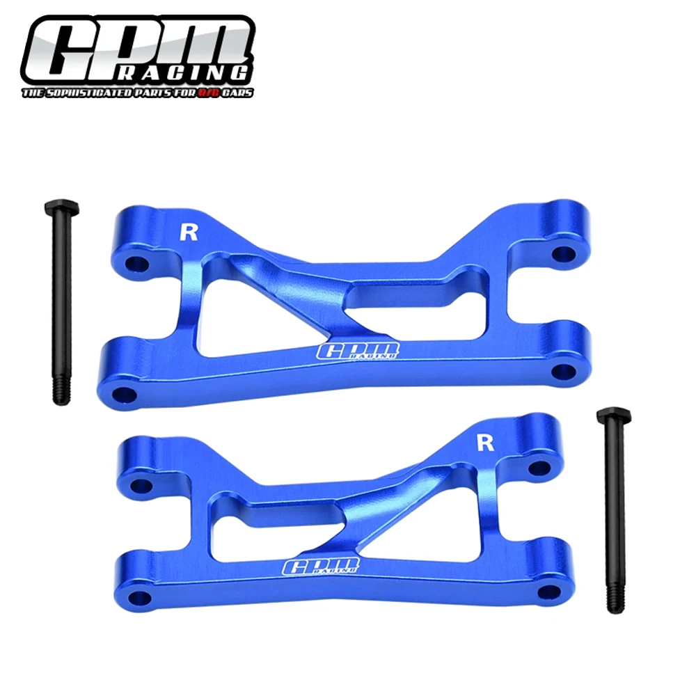 

GPM для TRAXXAS Mini Maxx Monster Truck 107154 -1 Детали для обновления радиоуправляемых автомобилей, металлический сплав, задние верхние рычаги подвески 10730 10740