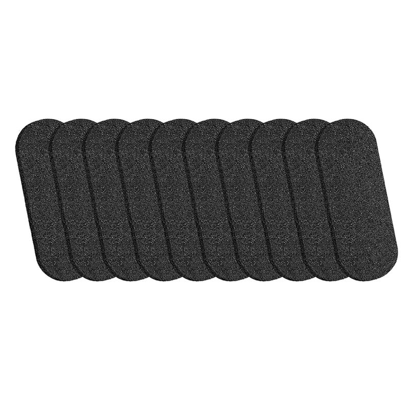 F4S-c10 Pcs Ceiling Fan Blade Filters-Activated Coconut Carbon, Easy-Stick Ceiling Fan Blade Filters, Air Purifying for