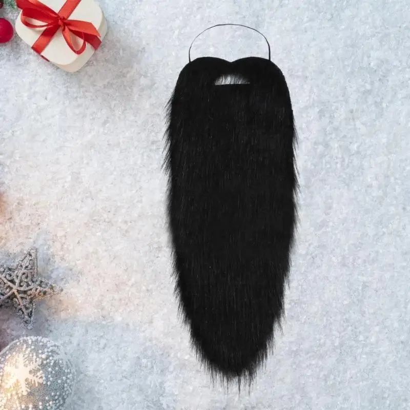 R1WE Halloween Râu Giả Ria Mép Giả Râu Ông Già Ria Mép Santa Râu Giả Râu Đảng Cung Cấp Cho Halloween