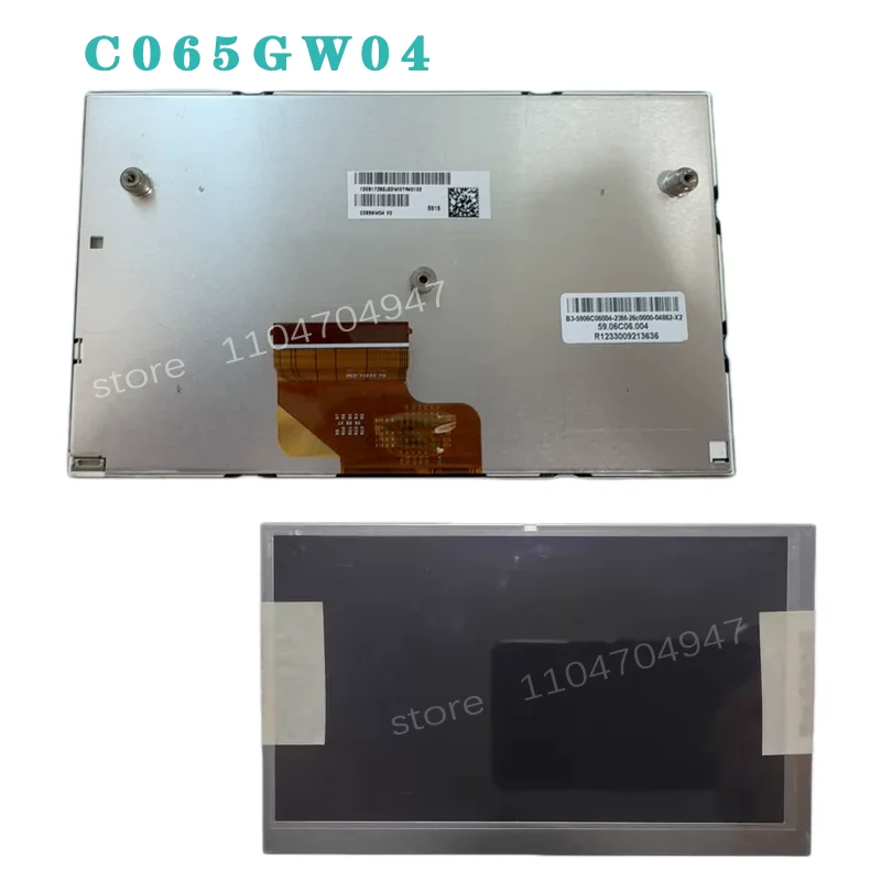

Brand new 6.5inch LCD display C065GW04 V0 C065GW04 59.06C06.004 for A u di Car GPS navigation LCD modules
