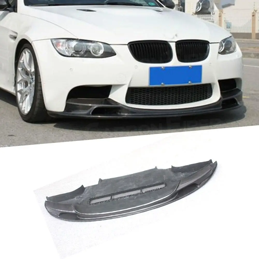 Carbon Fiber Front Lip Spoiler for BMW 3 Series E90 E92 E93 M3 2009-2012 GT-SV Style Head Bumper Chin Guard Car Styling