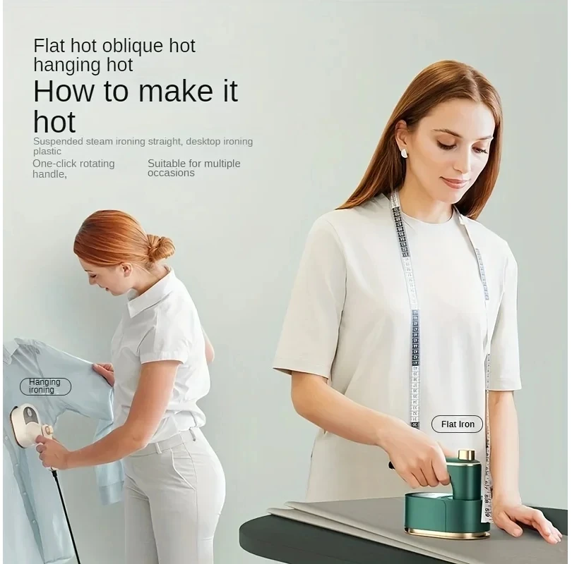 Planchas de mano portátiles, plancha de vapor, ropa eléctrica, vaporizador de ropa de mano, plancha colgante para viaje en casa, 1 Uds.