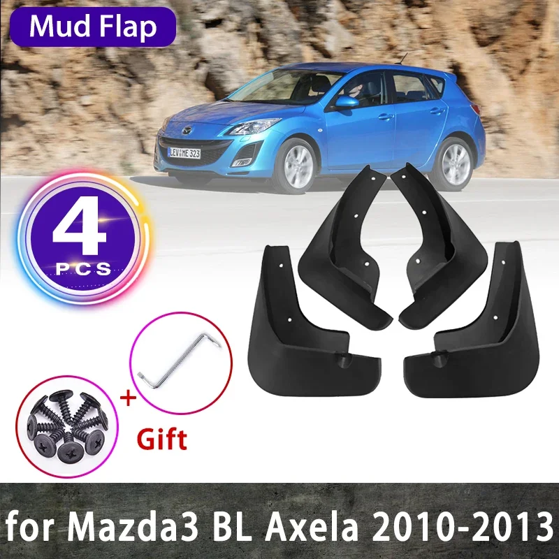 Mudguards for Mazda 3 2010 Mazda3bl Axela 2011 2012 2013 S Hatchback Sedan Mud Flaps Splash Guards Fender Car Cover Accessories