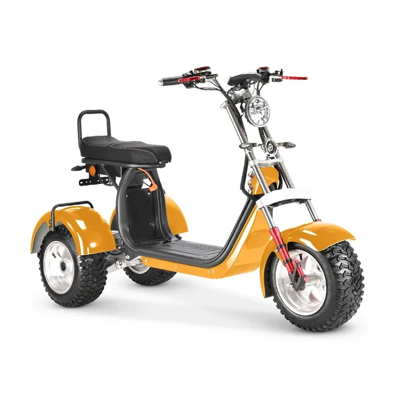 4000w 20ah Lithium Battery 3 wheel electric scooter with eec 3 wheel electric tricycle for 2 people cargo bike