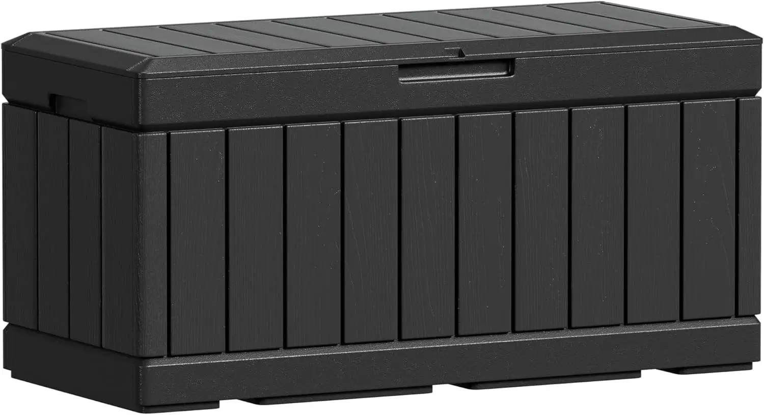 

82 Gallon Resin Deck Box Large Outdoor Storage for Patio Furniture, Garden Tools, Pool Supplies, Weatherproof and UV Resistant