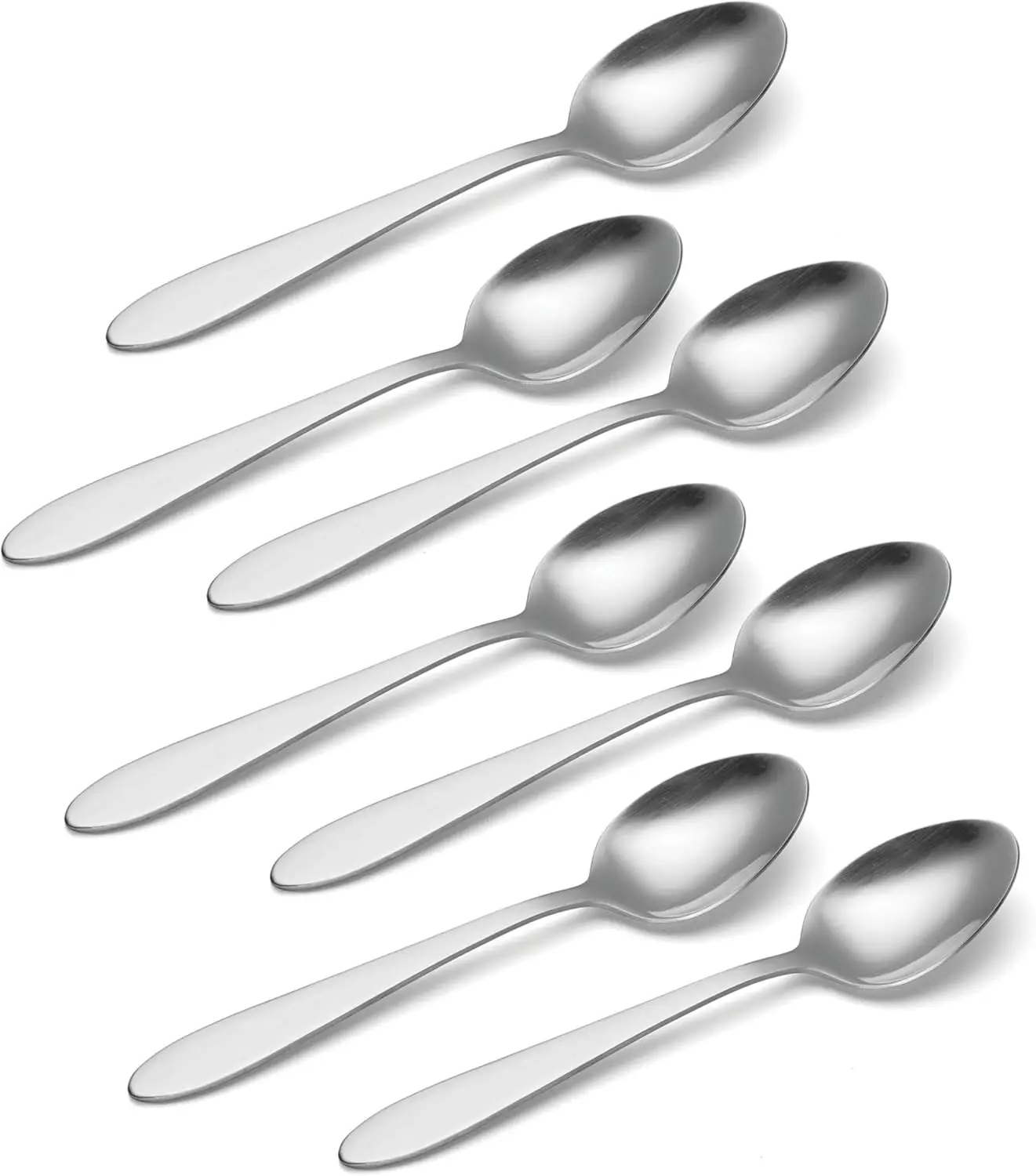 

Everyday Teaspoons, Set of 8 18/0 Stainless Steel, Heavy Satin Finish Silverware
