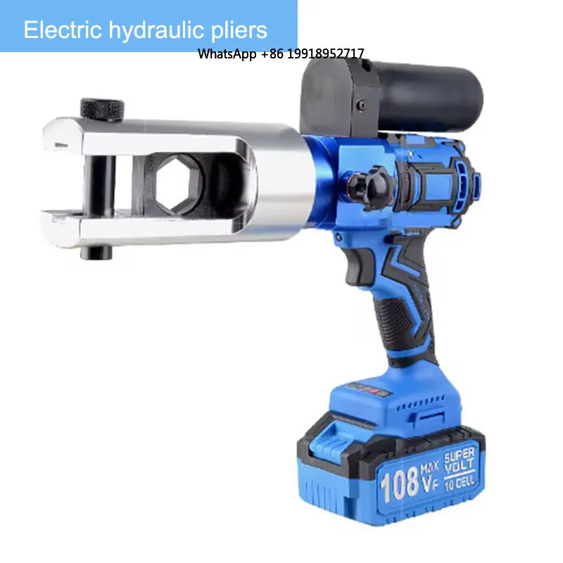 CM-400 Electric Hydraulic Plier Rechargeable Battery Powered Crimping Tool 16-400mm² Crimping Copper Aluminum Terminal