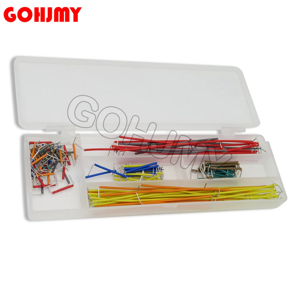 140PCS U Shape Solderless Breadboard Jumper Cable Wire Kit Drop For raspberry p14 kind Every 10 strip For Arduino Shield 