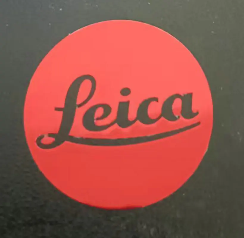 Leica 로고 라이카 스티커, 콜라 로고, 금속 스티커, 로고, 휴대폰, 카메라 스티커, 장식용 금속 스티커