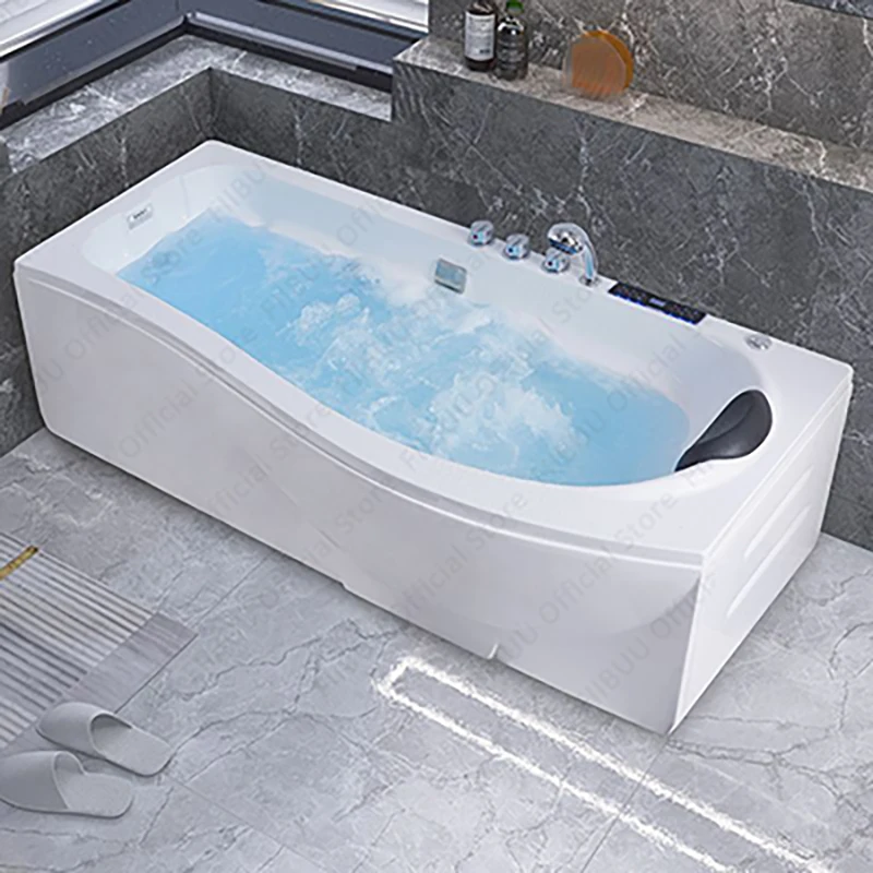 

Acrylic Bathtub Strong Load-Bearing Capacity Tub, Enlarged And Widened, Multiple Sizes With Drain Premium Quality Construction L