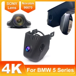 For BMW 2017-2023 G30 G31 G38 G11 G12 G32 M5 F90 5 series 530i 540i 520i 520d 530d 540d FHD Wifi Car DVR 4K Dash Cam Camera