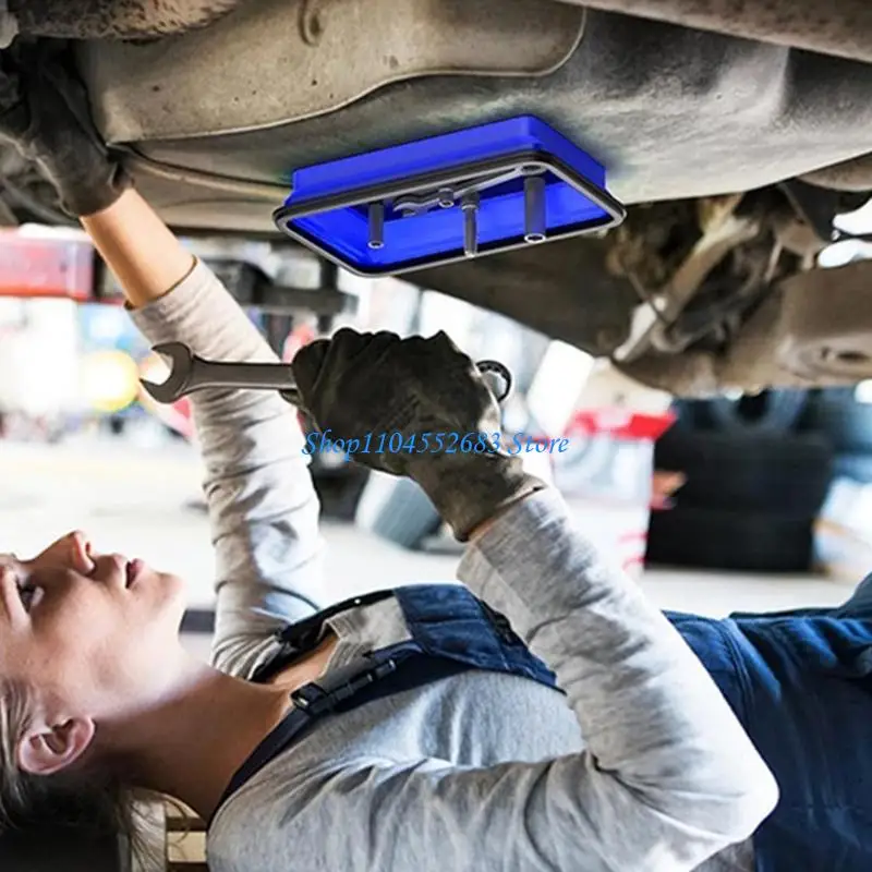 

Y6GD Collapsible Screw Tray Storage Box For Plumber Carpenter Disk Storage Plate Silicone Bowl Tool Part