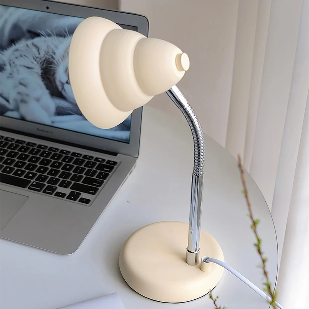 Lampe de bureau LED avec bouton de gradation, USB 62, veilleuse de lecture d'étude de chevet, extérieur, fête, chambre à coucher, salon