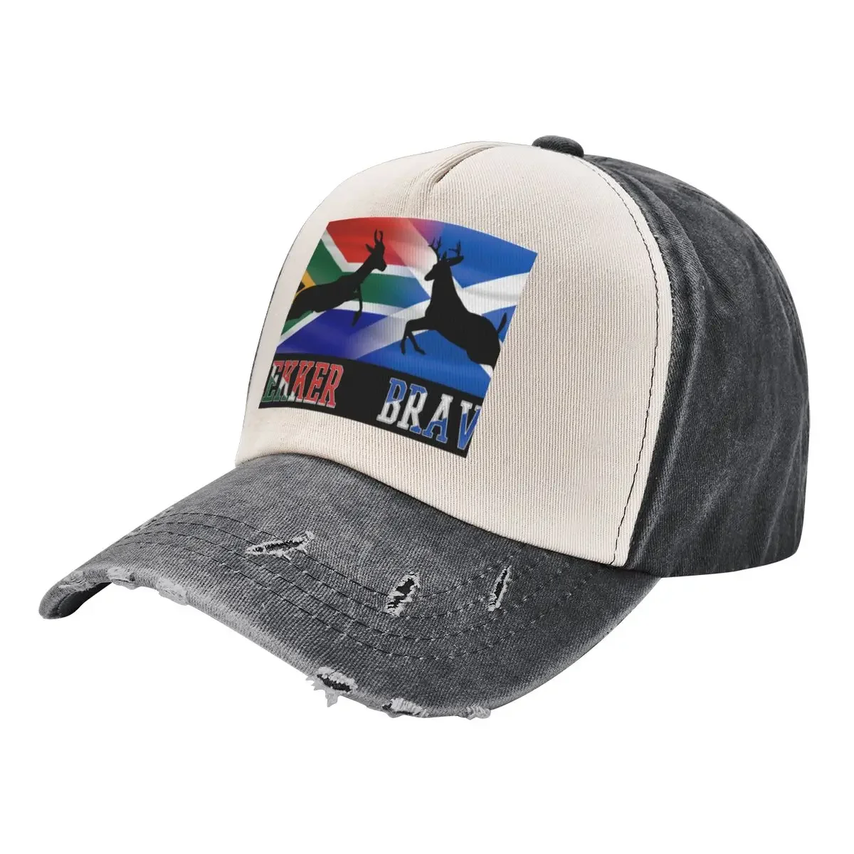 South Africa Scotland deer Lekker Braw (CLEAN) Baseball Cap Golf Hat Man Hat Luxury Brand For Man Women's