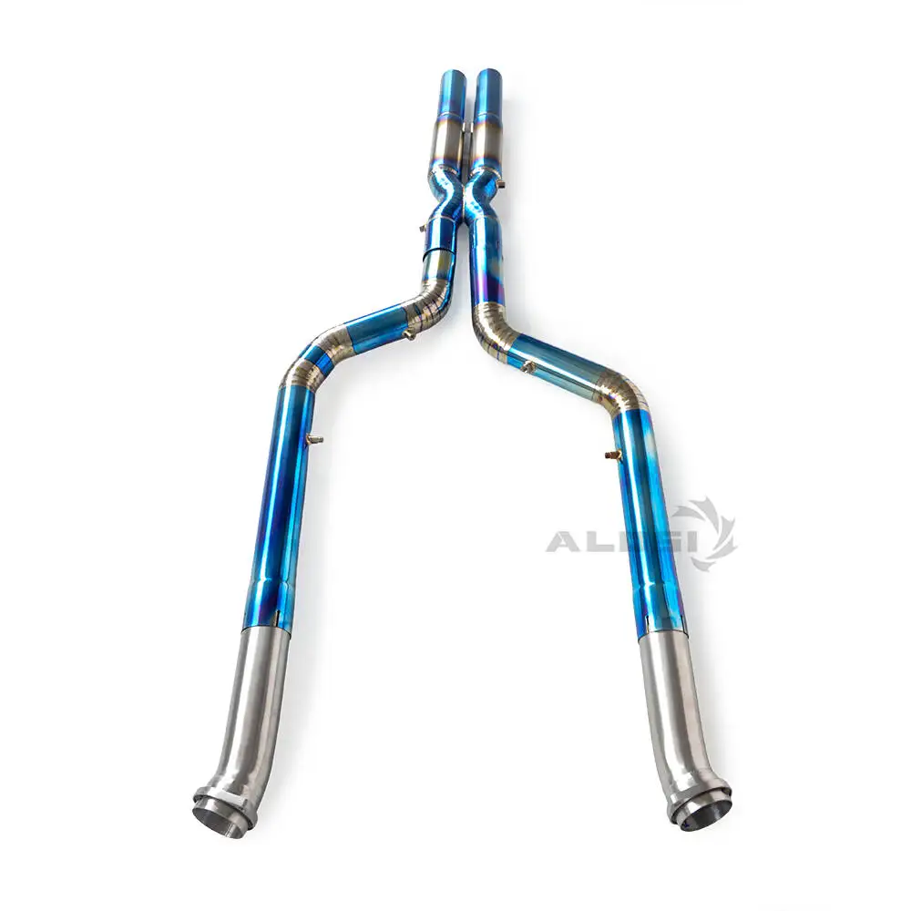 

Выхлопная система средней трубы, титановый глушитель для BMW XM 4.4T 2023-2025, гоночный автомобиль, модификация выхлопной системы Catback