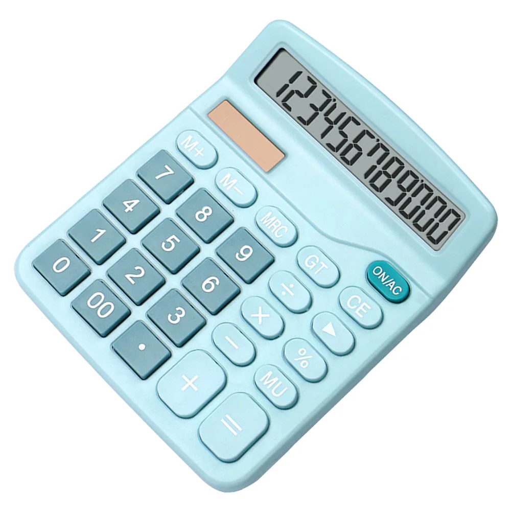 

Solar Calculator Dual Power Lightweight Portable Multi-Use Calculator for Students Office School Supplies Calculators