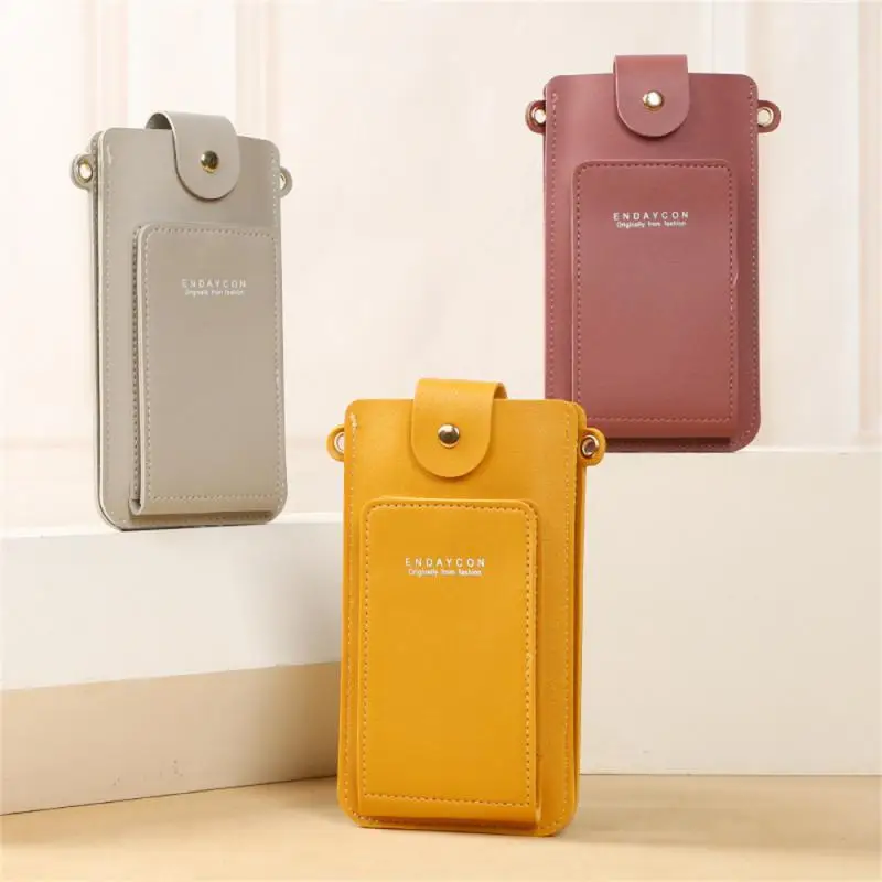 Fashion Multifunction Touch Screen Mini Phone Pouch for Galaxy S22 Ultra S21 Plus S10 5G Case Wallet Crossbody Bag