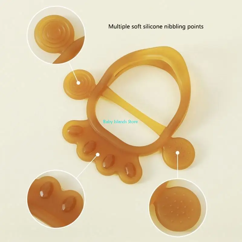 

K92D Bracelet Teeth Biting Toy Silicone Infant Supplies Teether Gift