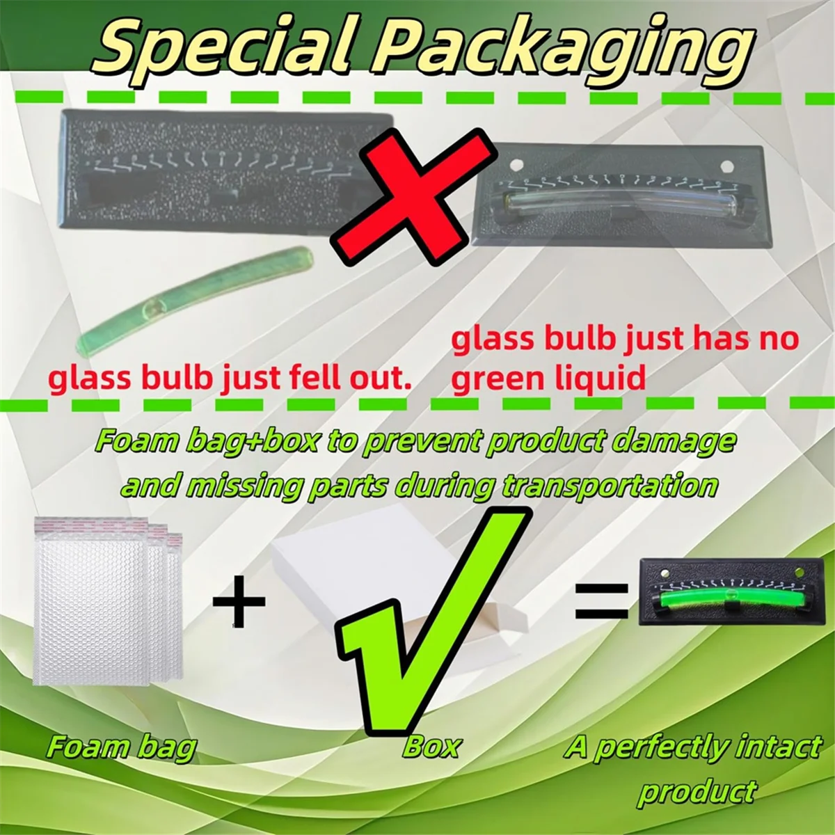 

AA98 Бульбашка уровня автофургона Градуированная шкала Наклейка на системе выравнивания, пузырь высокой видимости для прицепа, каравана и автофургона, 2 шт.