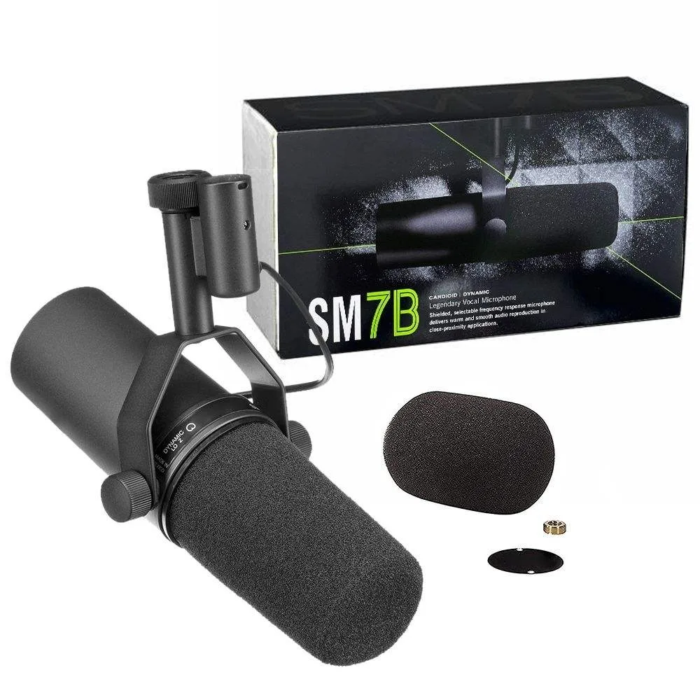 SM7B Original Dynamic Vocal Microphone SM 7B Professional Reporter Interview Singing Cardioid Studio Podcasting For Shure