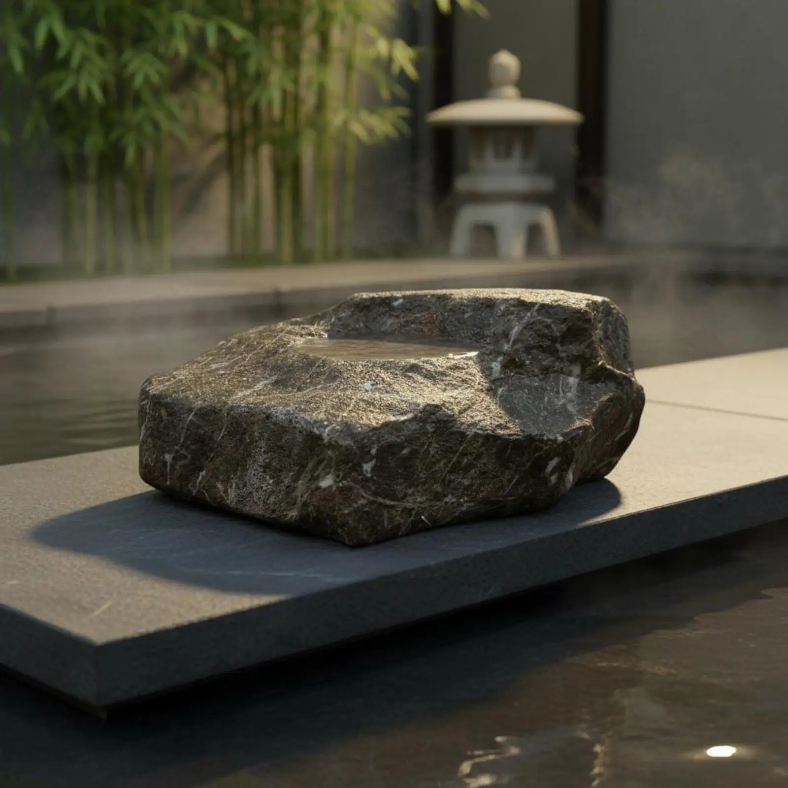 Brown Resin Rock Artificial Boulder Weatherproof PU Foam Stone for DIY Garden Rockery Decor