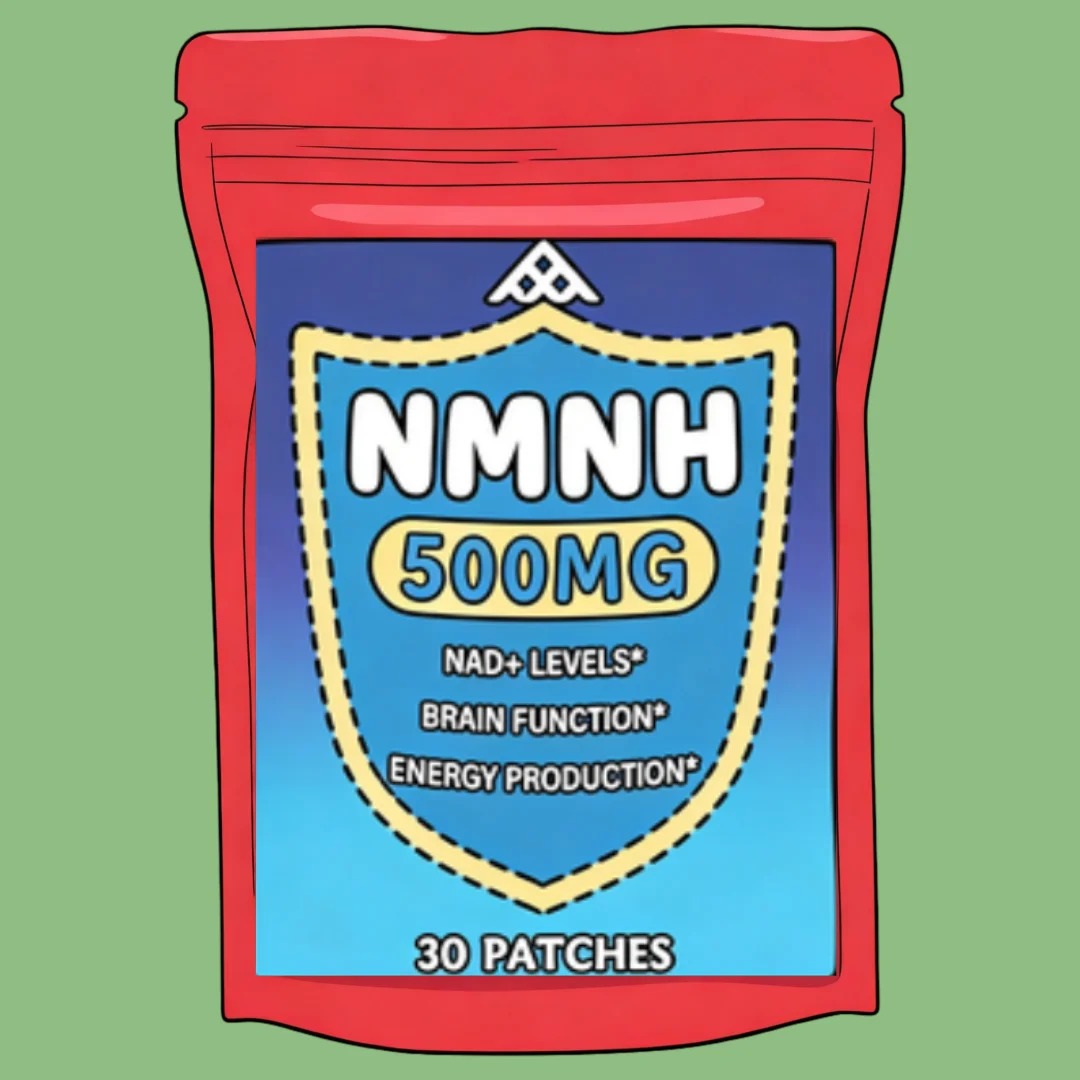 NMNH Transdermal Patches with NAD Resveratrol PQQ for Anti-Aging, Energy, Focus 30 Patches