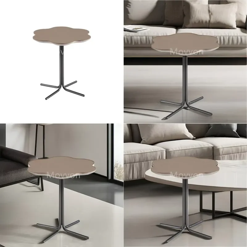 Best Living Room Furniture Petal Shaped Modern Wooden Coffee Table Designs