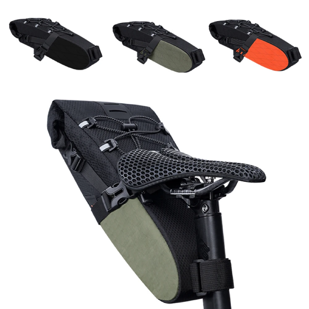 AliExpress NONE Bicycle Tail Bag Large Capacity Bicycle Tail Bag 5.8L Portable Commuting Multi-Functional Bag Tool Cycling Bag