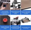 CNC 4540 フライス盤 500W スピンドル付き CNC 40W レーザー彫刻機 3D プリンター 木材 PCB アルミニウム ステンレス鋼用 2