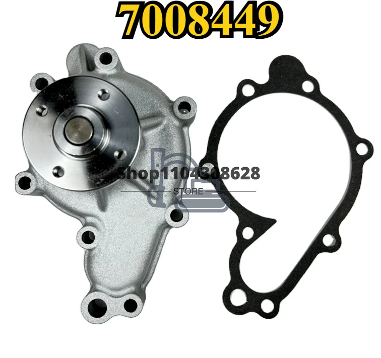 

7008449 Water Pump With Gasket 7008451 for Kubota Engine V3307DI Bobcat Loader S630 S650 T630 T650