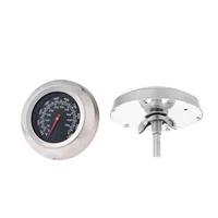 1pc 100-1000F Thermometer Temperature Gauge BBQ Barbecue Charcoal Grill Smoker 3inch/75mm Face Cooking Tools 304 Stainless Steel