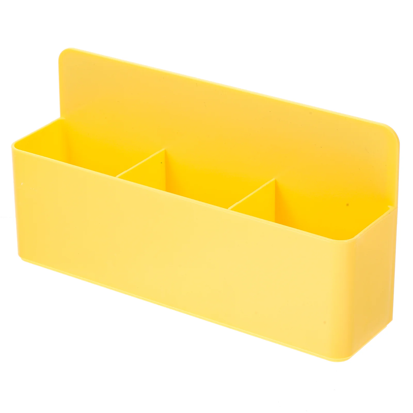 

Desk Pen Holder Magnetic Storage Box Compartment Marker Whiteboard Accessories Case Yellow Dry Erase Holders Pencil Office