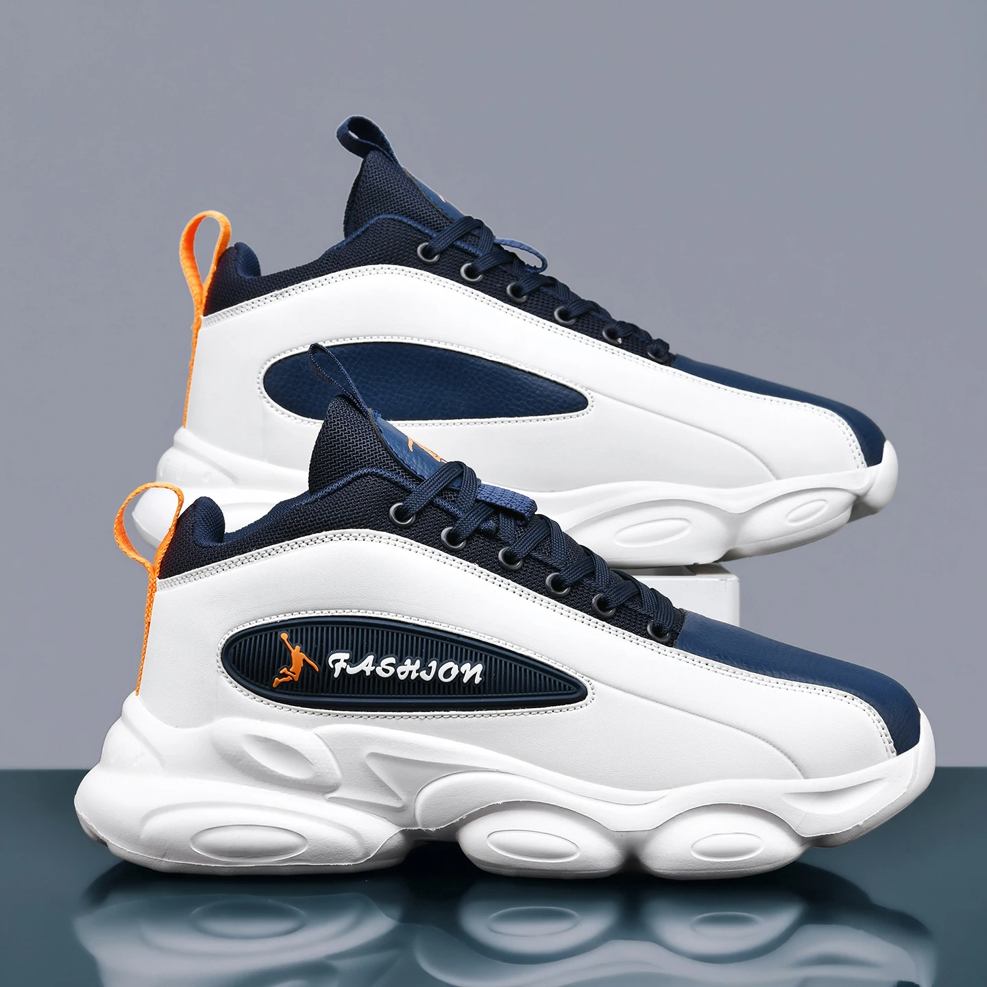 

Basketball shoes four seasons new breathable light soft sole outdoor men's casual sneakers fashion students running sports shoes