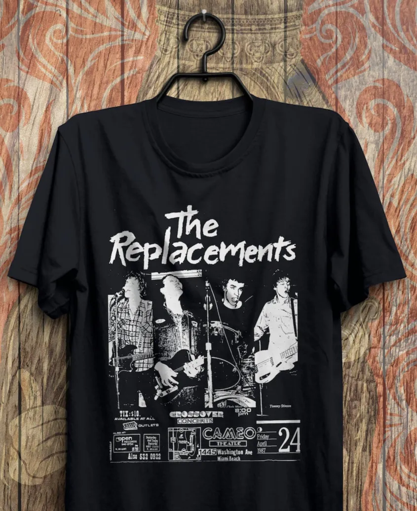 

Винтажная футболка The Replacements, The Replacements Tour, рок-группа. Футболка унисекс