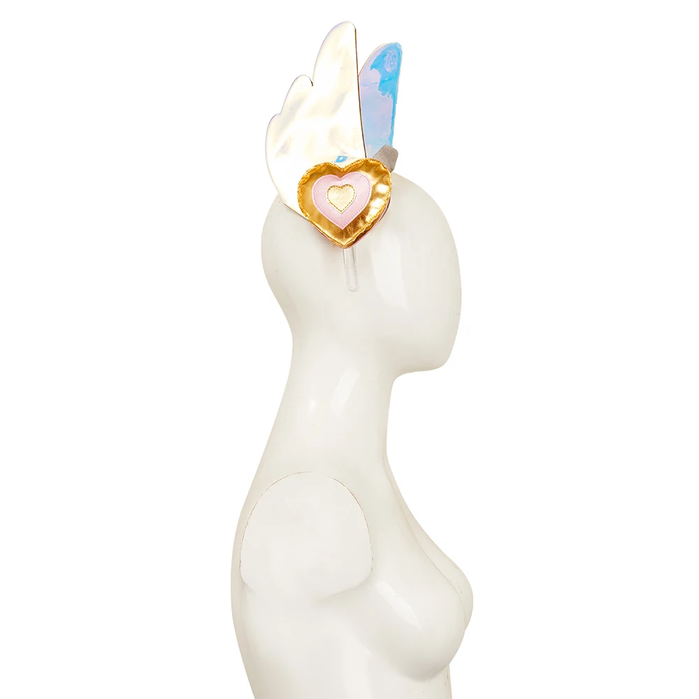OW Magic Girl Juno Paraorecchie Donna Cosplay Fantasy Earwear Gioco Costume Travestimento Accessori Donna Gioco di ruolo Puntelli per feste Regali
