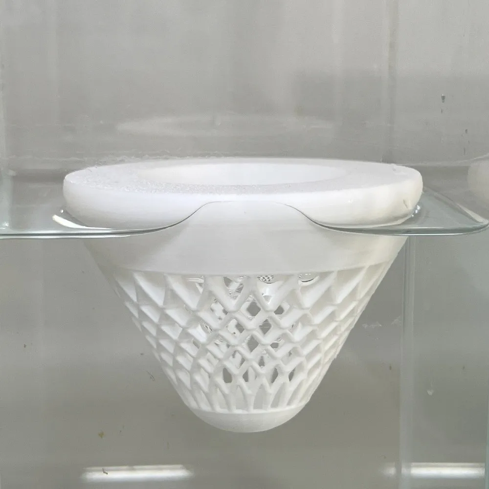 3D Printed Floating Aquarium Planting Basket Plastic Growing Pots Fish Plant Symbiosis Planter Decorative