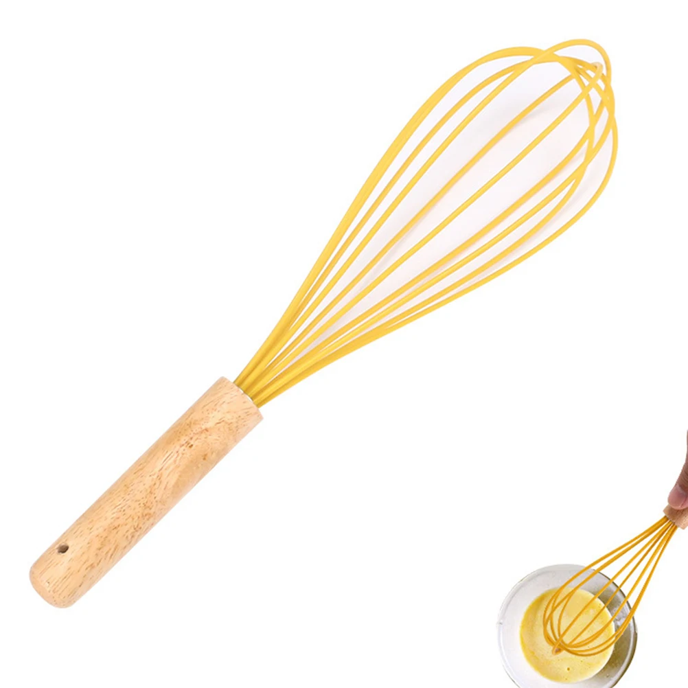 

2pcs Silicone Whisk 12 Inches Manual Mixer For Eggs Baking Sauce Cooking Dishwasher Safe Kitchen Gadget Hand Mixer Baking Tools